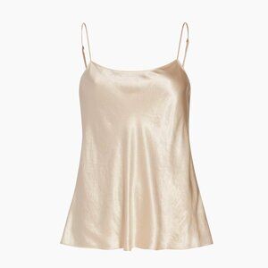 Vince Satin Camisole in Champagne
